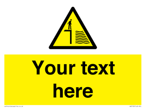 Custom Deep Water Sign